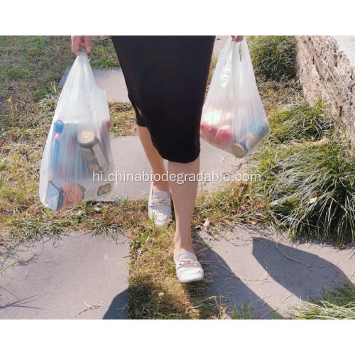 EN13432 BPI 100% बायोडिग्रेडेबल प्लास्टिक बैग